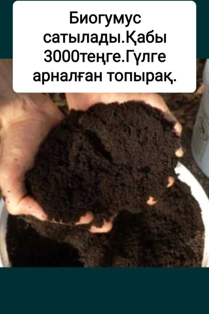 Шылаушан және биогомус.Гүлдерге ,бау-бақшаға арналған.