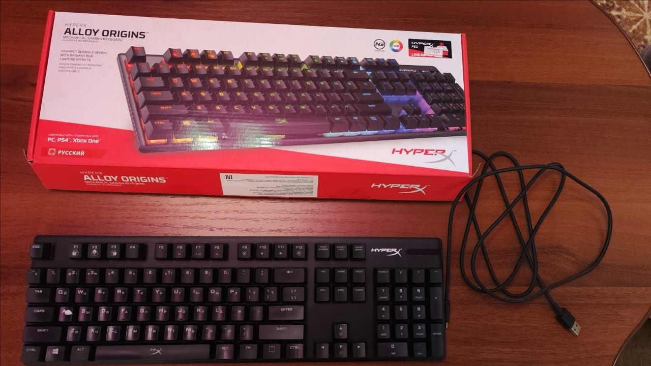 Игровая механическая клавиатура Hyper X Alloy Origins