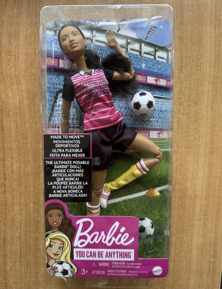 Barbie. Кукла Барби теннис (18,5 т), футбол (18,5 т), танцы (21 т)