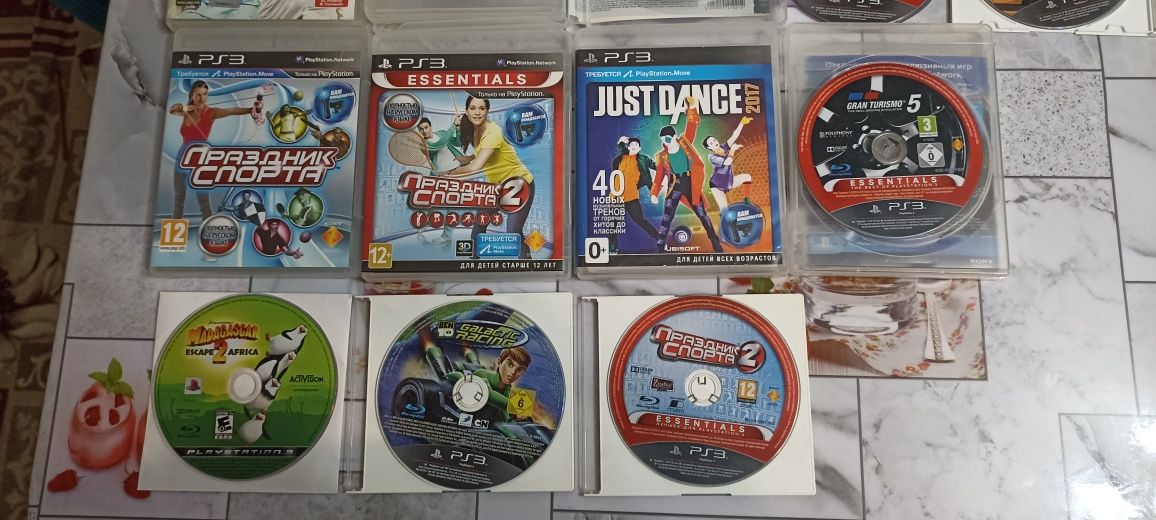 Продам игры на дисках на ps3