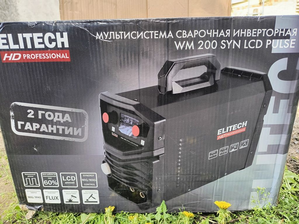 Сварочный полуавтомат для сварки алюминия и чёрных металлов Elitech WM