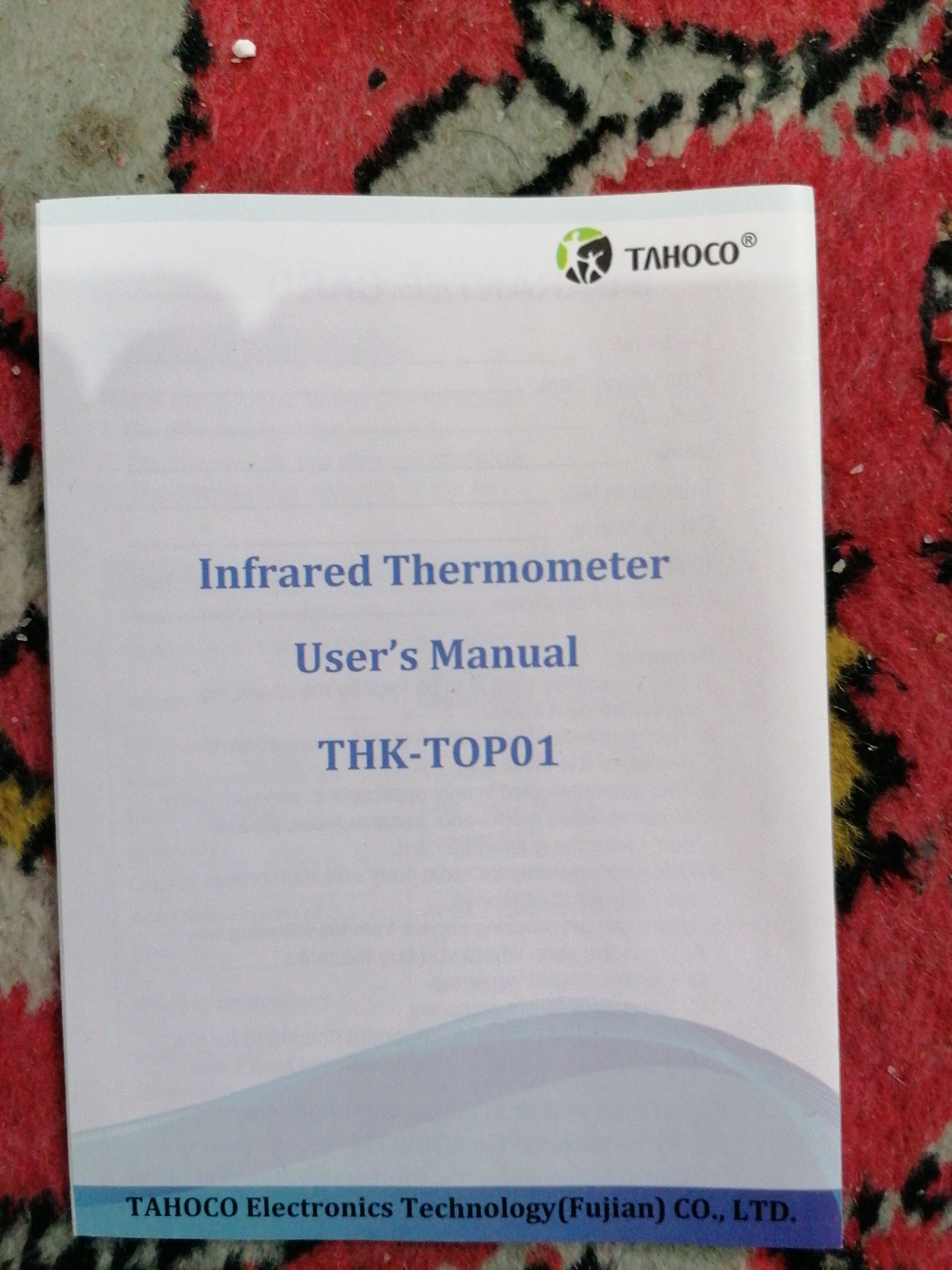 Термометр без контактный. Новый. Модель-ТНК-ТОР01