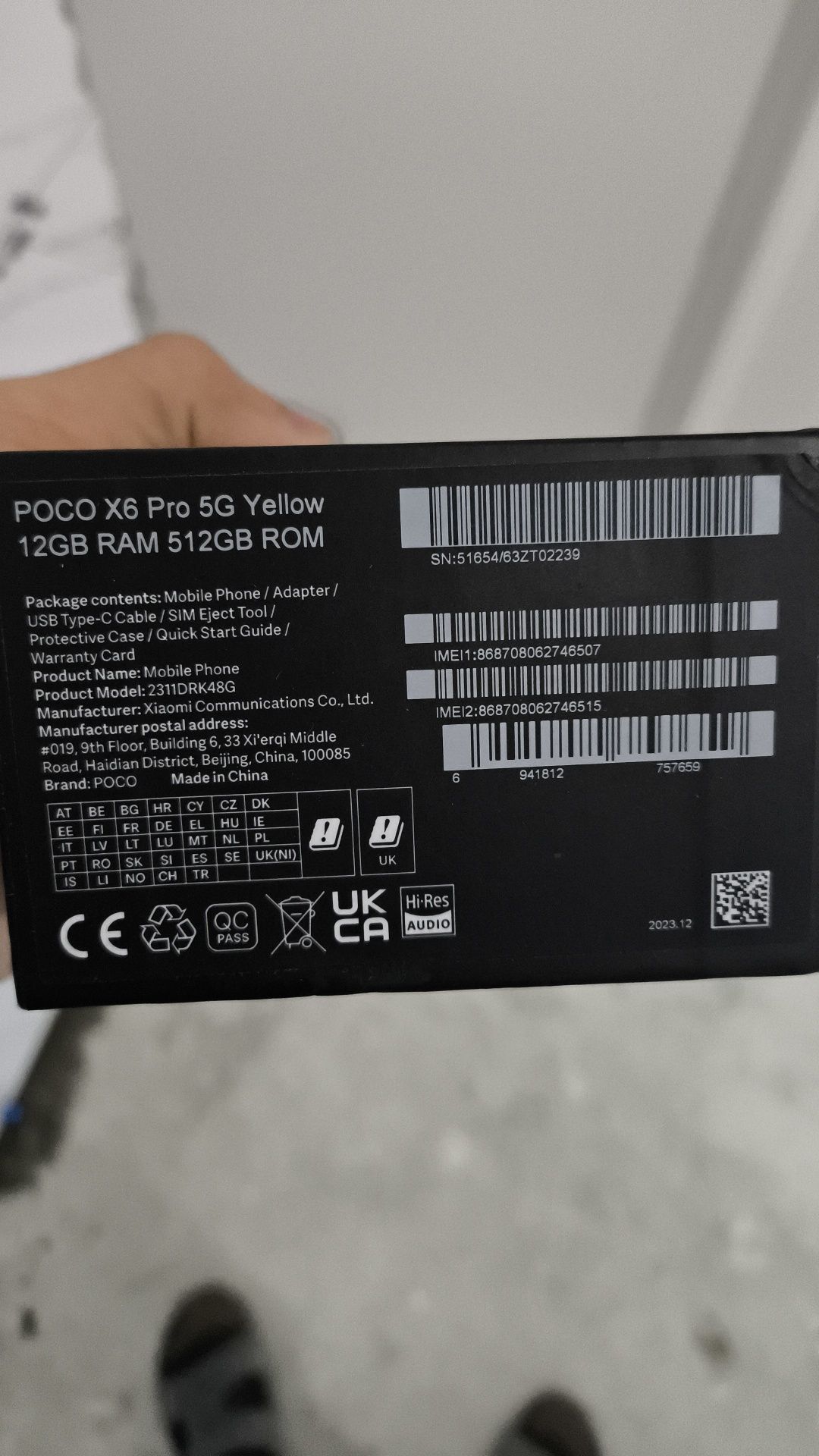 POXO X6 PRO 512 гб 12 ОЗУ