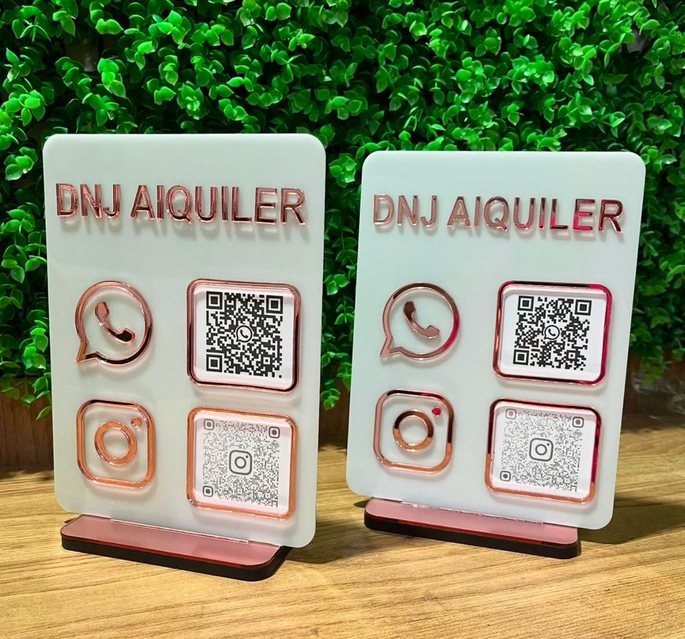 Инстаметка Изготовление настольных табличек с qr кодом