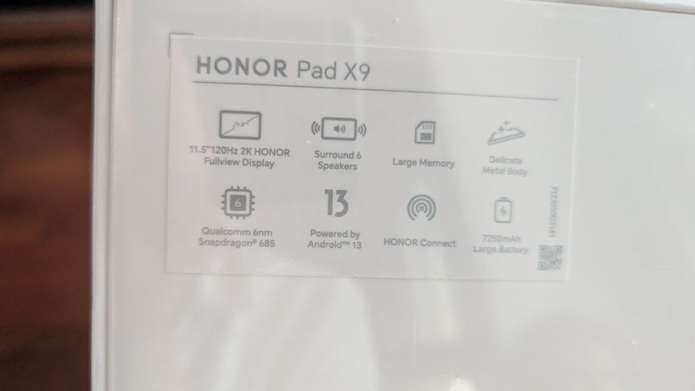 Планшет Honor Pad X9
