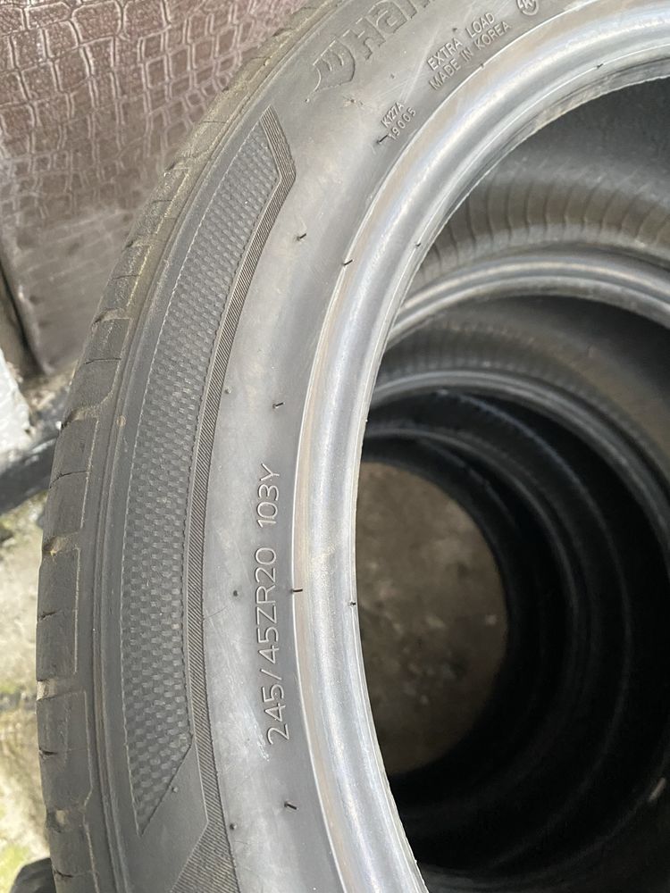 Комплект летние шины 245/45/20 245/45R20 Hankook ventus.