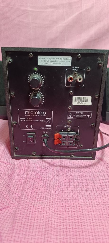 Продам акустическую систему Microlab M280