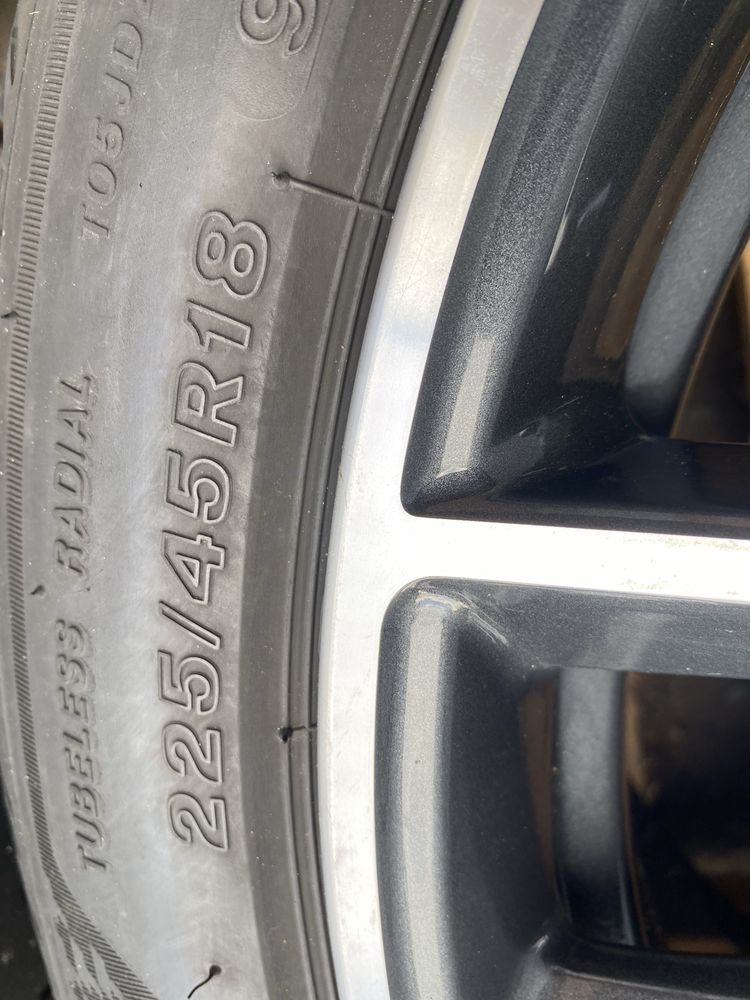 Комплект диски и шинами BMW