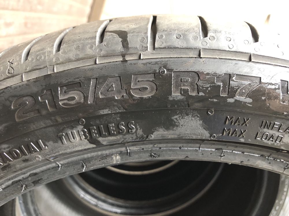215/45/17 б/у из Германии
