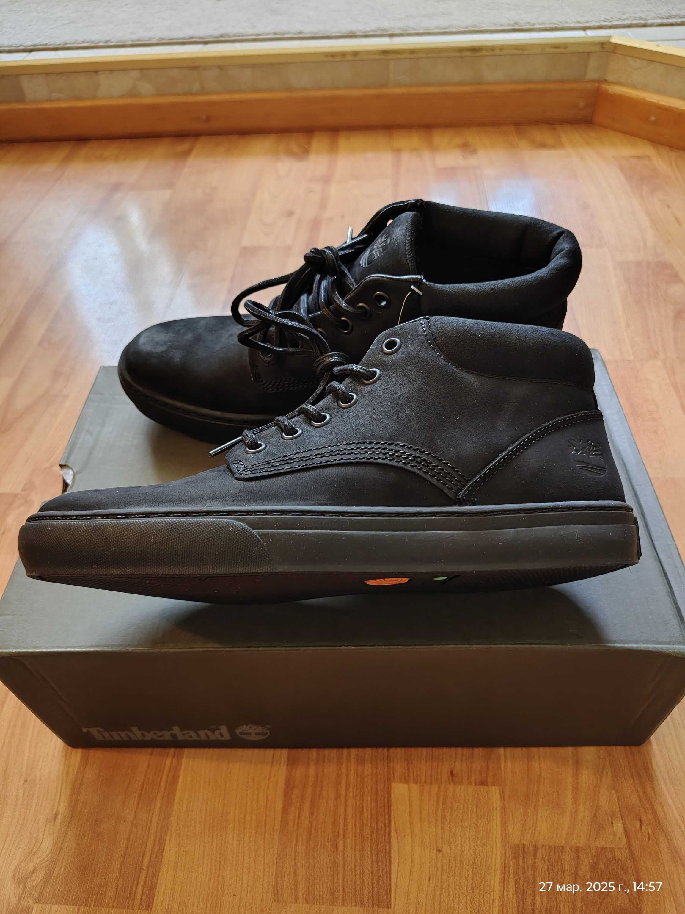 Ботинки Timberland (США),нубук,оригинал,графит,новые,р-р 41