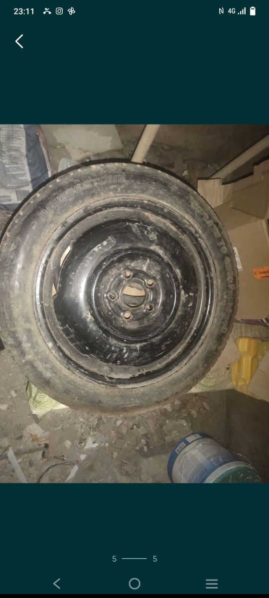 Продам Запаска  на 16. Bridgestone. От Тойоты. 5 дырый