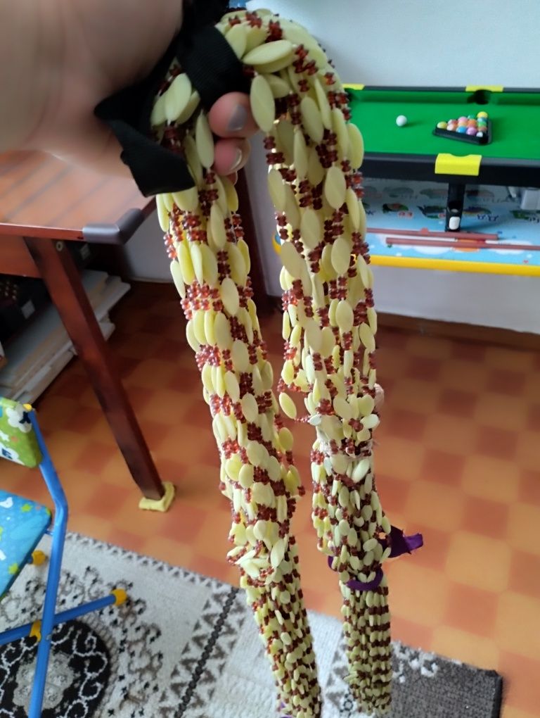 Дверная штора из пластиковых бусин СССР