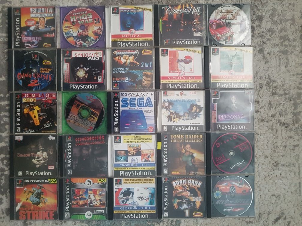 Игры на Playstation 1. Ретро игры. Новые пополнения игр.