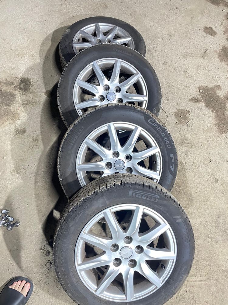 Диски Toyota motorsport R16 летние шины Pirelli
