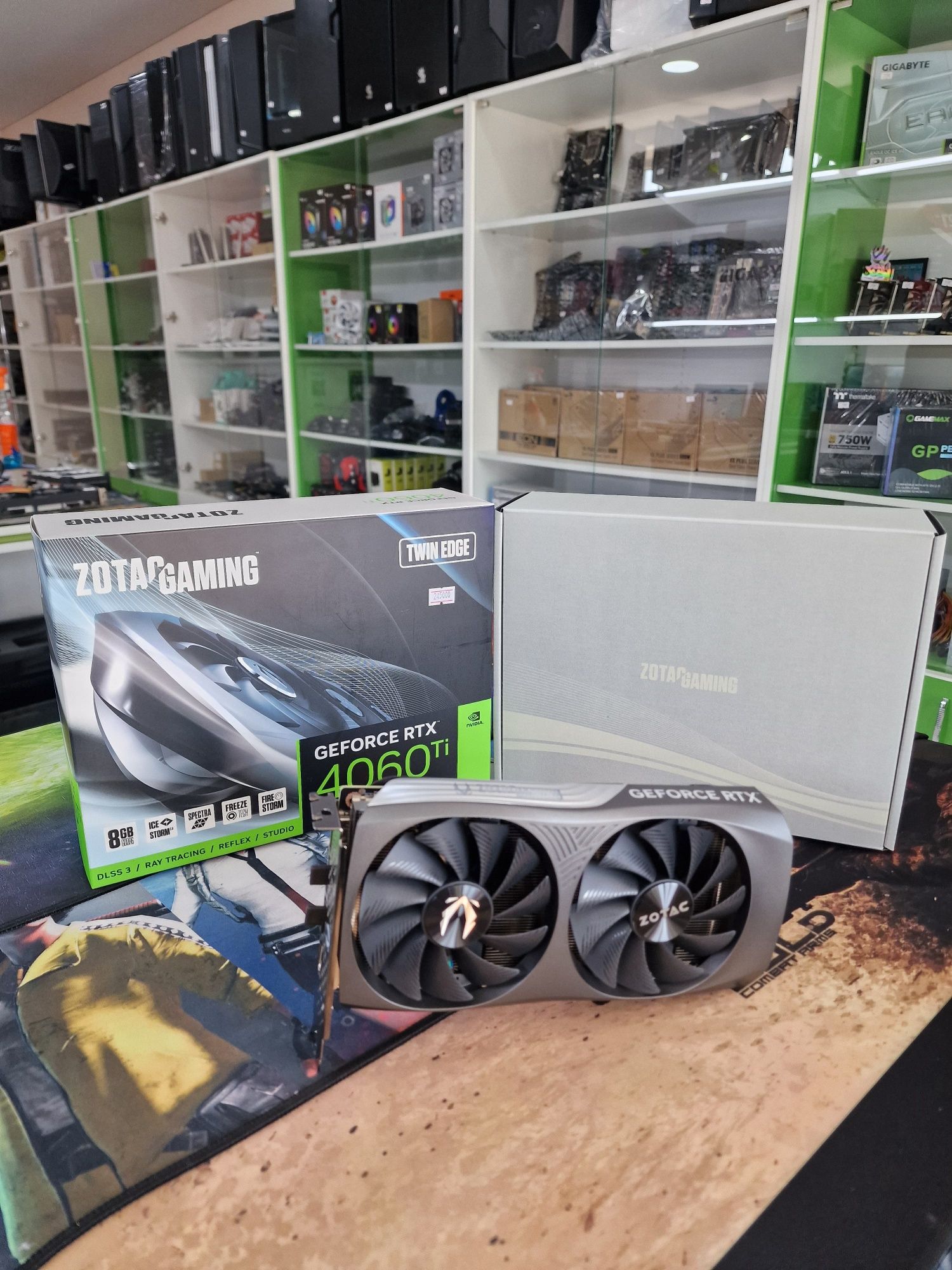 Продаётся видеокарта RTX 4060Ti 8GB ZotacGaming