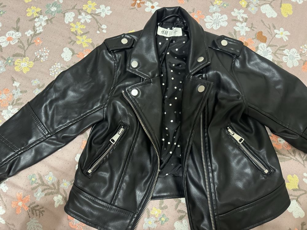 Куртка кожаная экокожа H&M