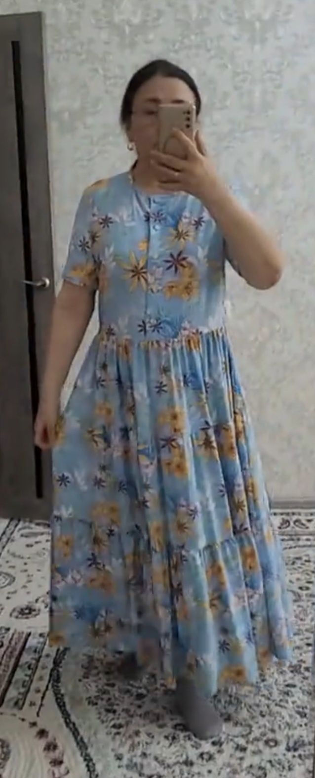 Платье из штапеля