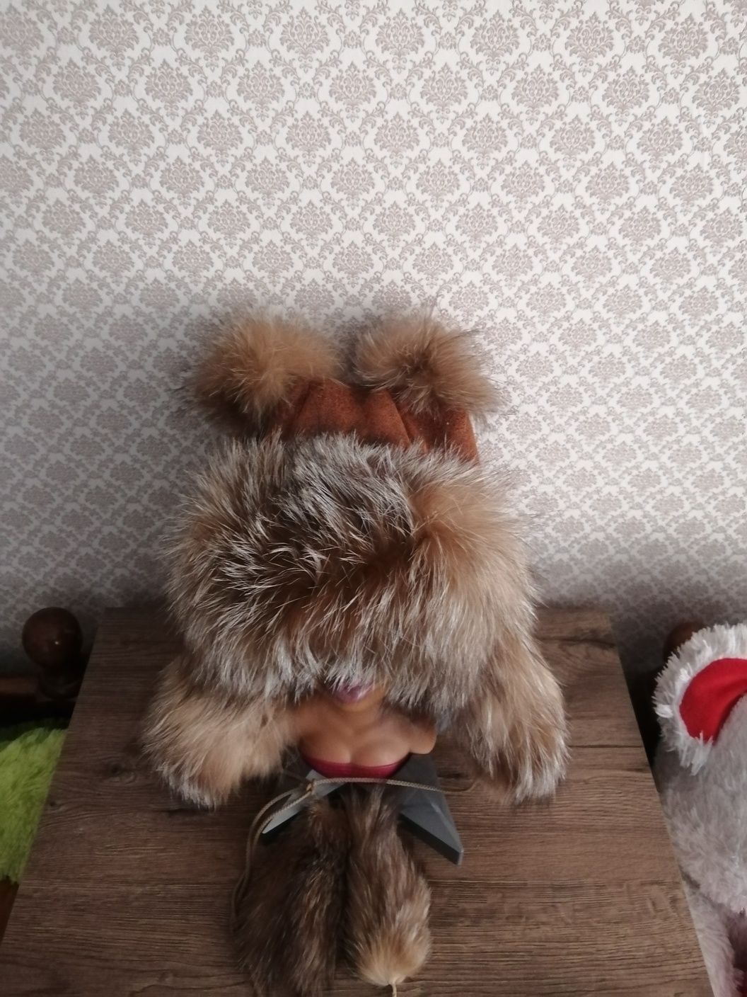 Продам детскую шапку натуральная дубленка, мех, подклад флис.