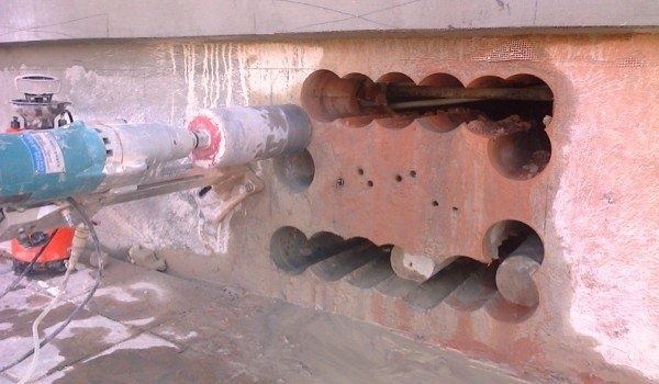 Алмазное Сверление Резка Лазерное Отверстия Вытяжка тесеміз