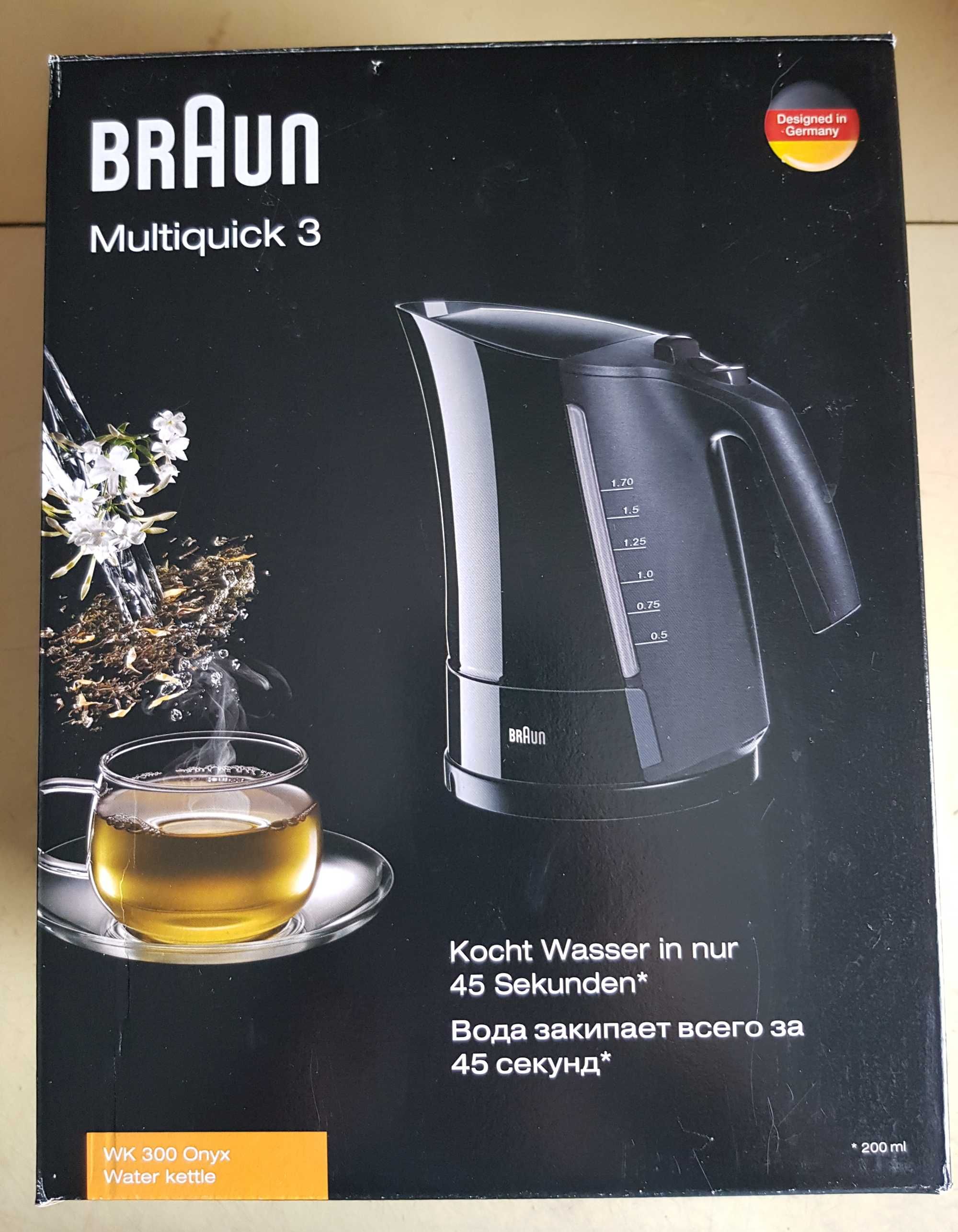 НОВЫЙ. Чайник. Электрический чайник Braun.
