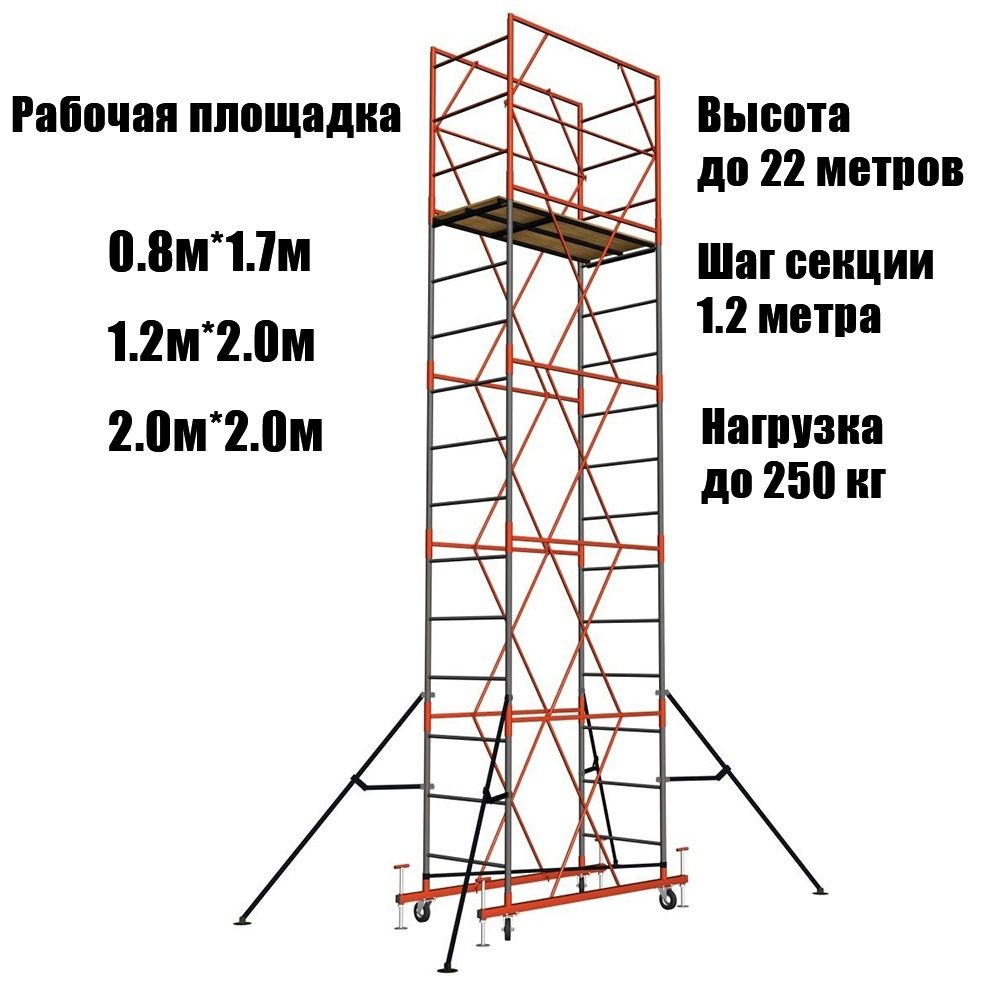 Строительные леса, Вышки-туры, леса на колёсах, леса для фасада, ВСП