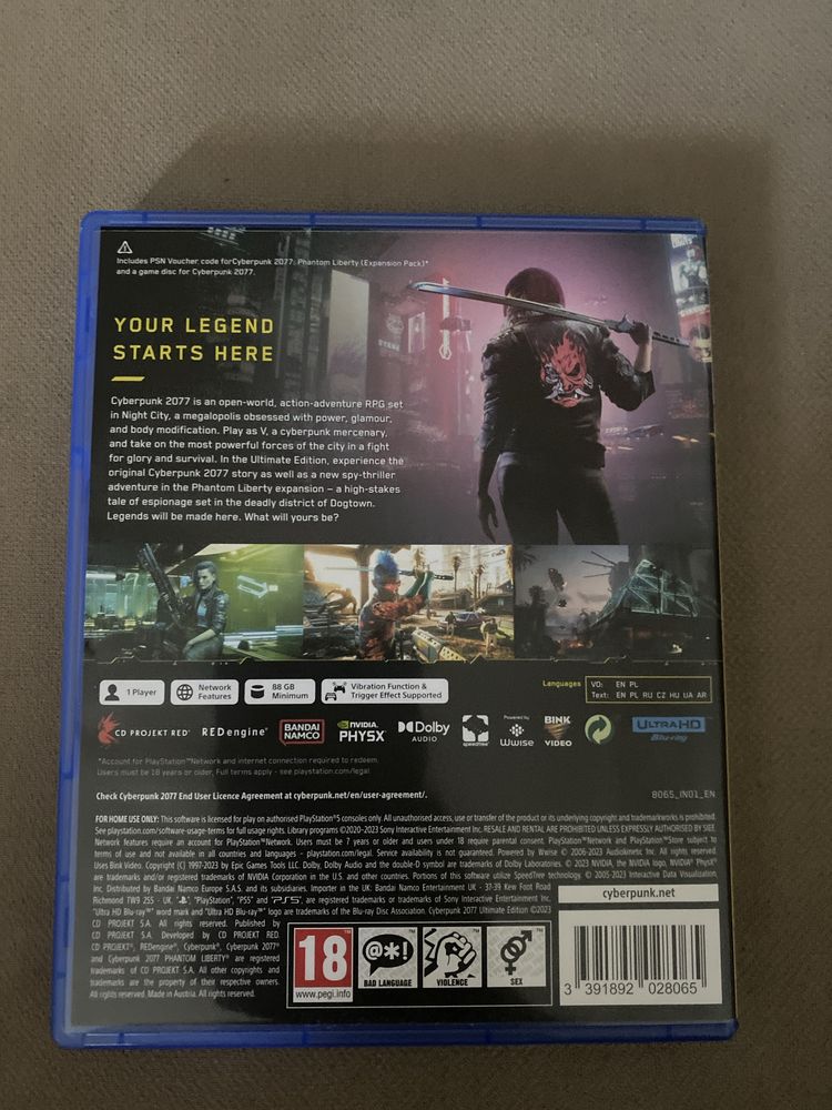 Cuberpunk 2077 для ps5