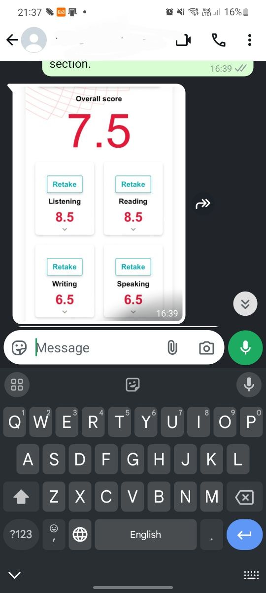 Репетитор Английского языка IELTS/ носитель/разговорной английский