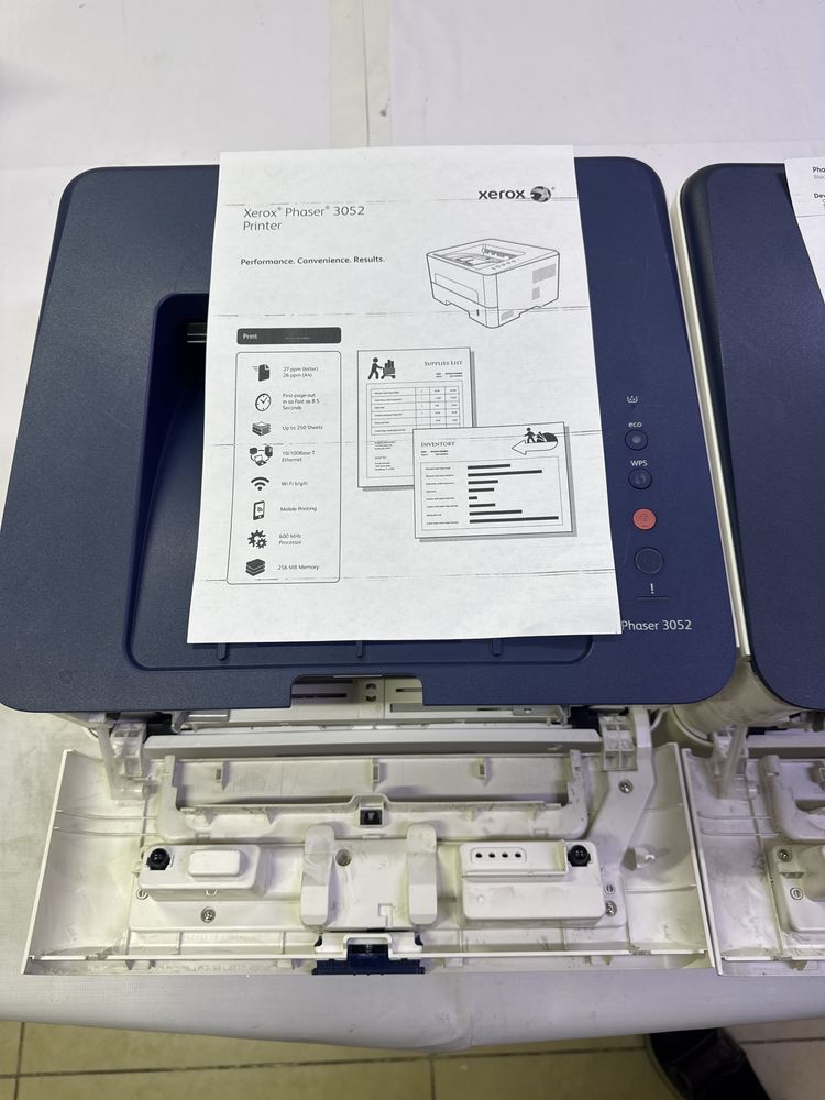 принтера XEROX Phaser 3052