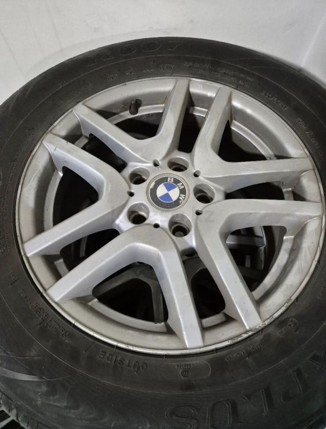 Диски с резиной на bmw x5 r17, 130 стиль, 5x120, комплект.
