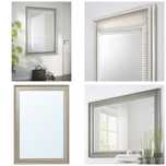 IKEA Зеркало серебристый 91x130 см