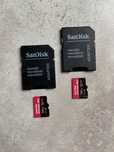 Карта памяти Sandisk Extreme Pro MicroSD 128 ГБ 2шт + адаптер