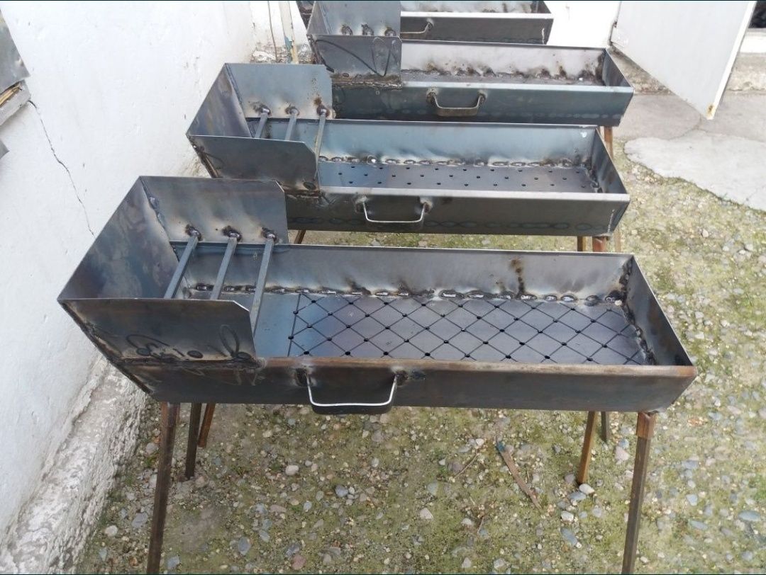 Мангал с съемными ножками 80×26