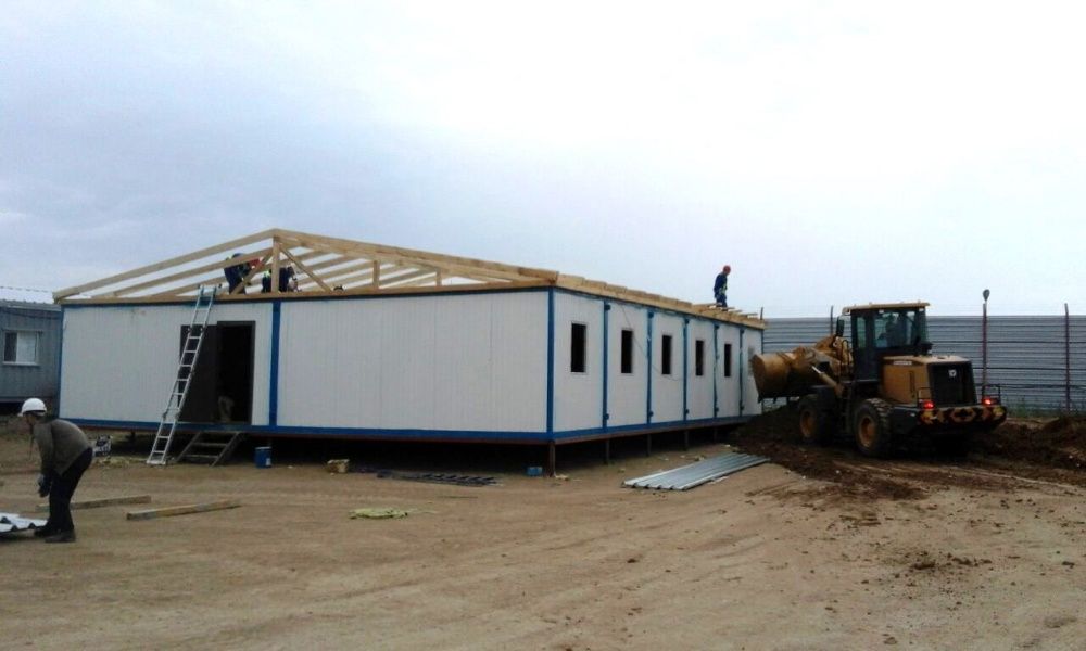 Блок Модуль, Вахтовые поселки, Модульные здания