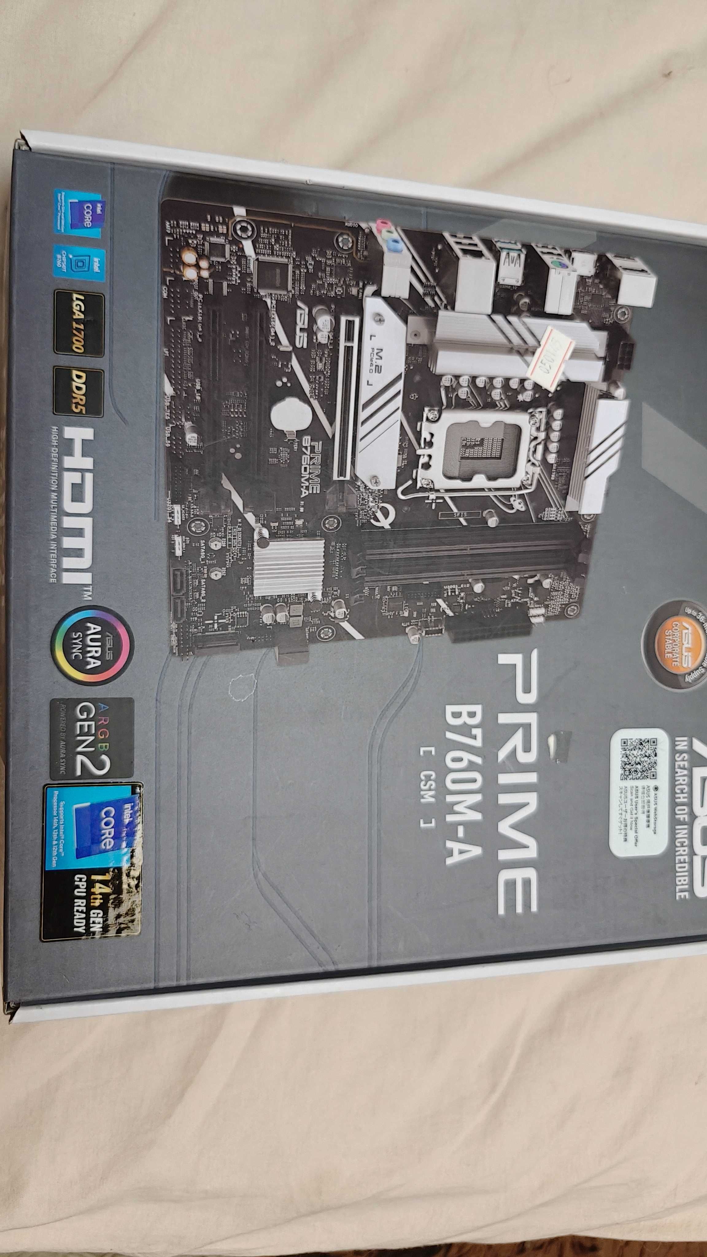 Материнская плата socet 1700 Asus Prime B760M-A DDR 5