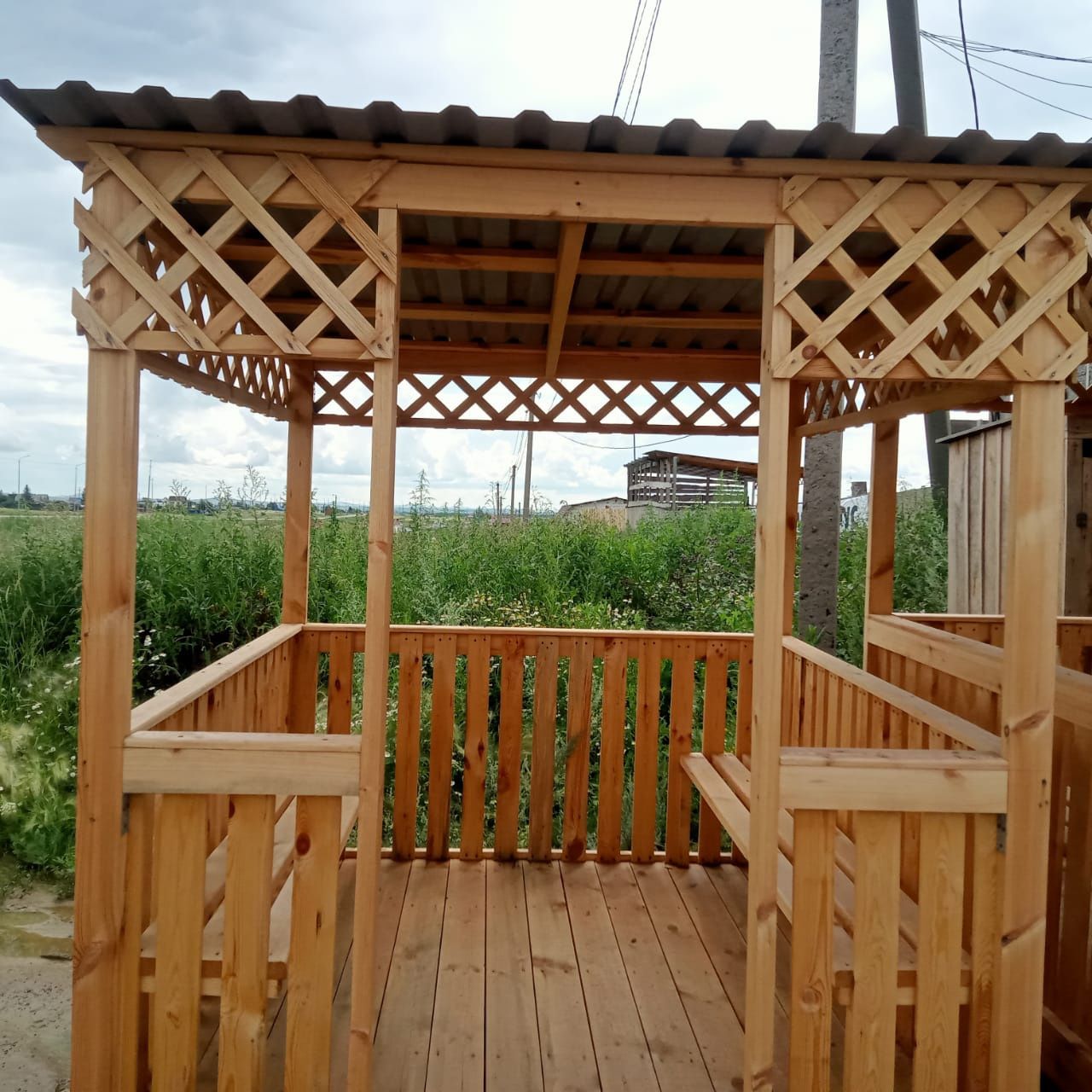 Беседки деревянные