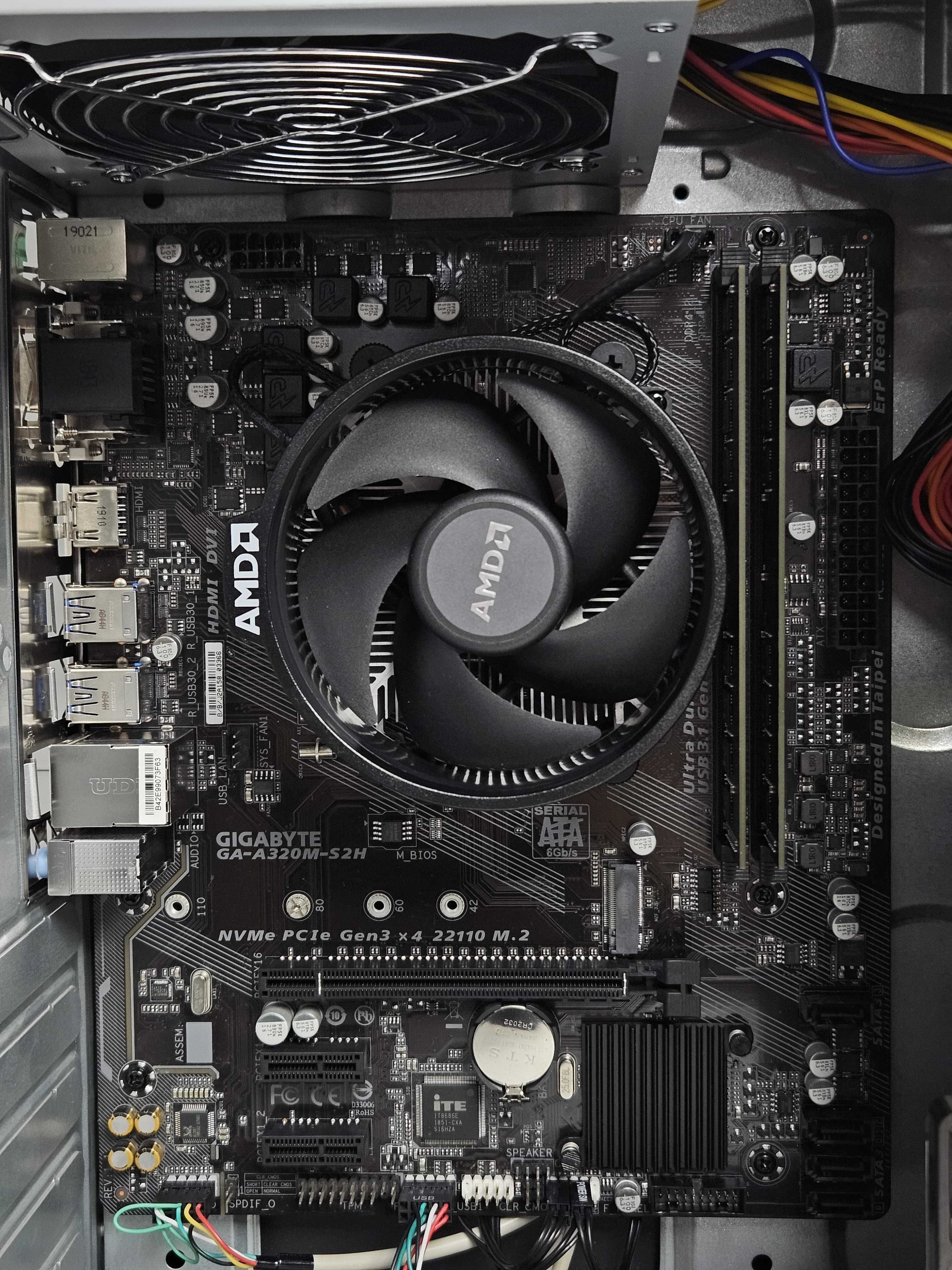 Системный блок Ryzen 5-2400G/Vega11/8GB/120SSD/500GB Рассрочка 0-0-12!