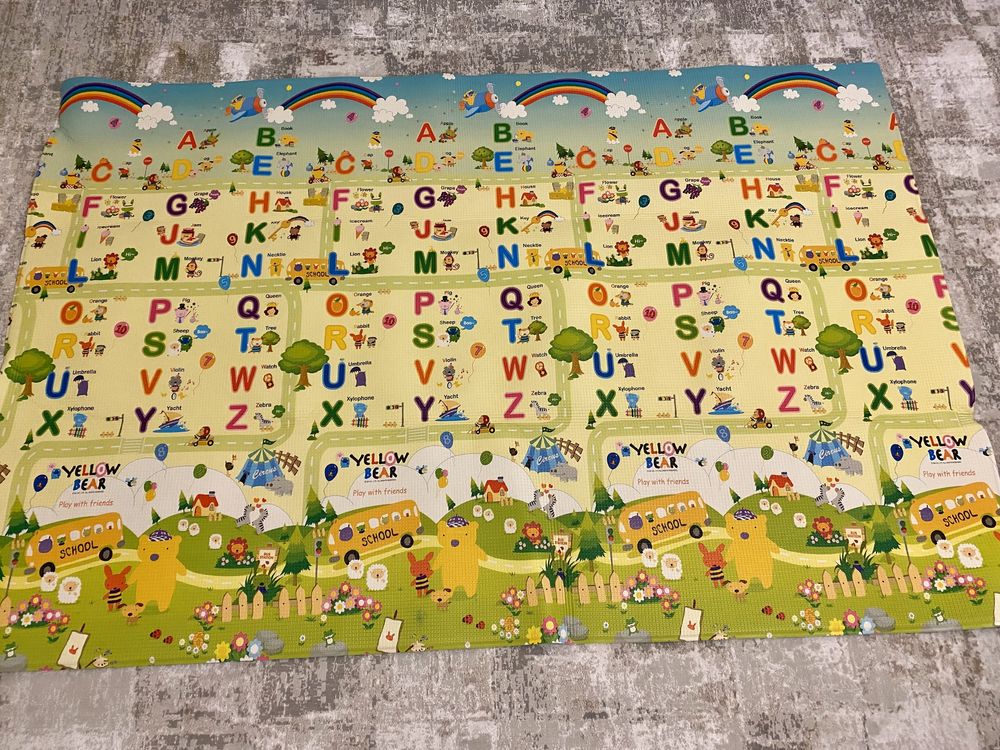 Детский игровой развивающий коврик 140*210