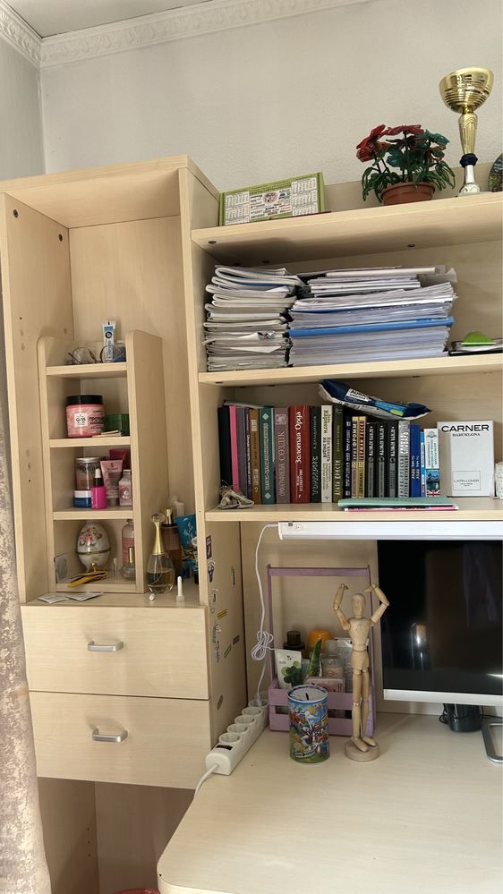 Детский шкаф с партой
