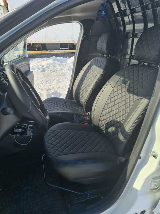 Авточехлы из экокожи для LADA Largus I (2 места) рестайлинг с 21г.