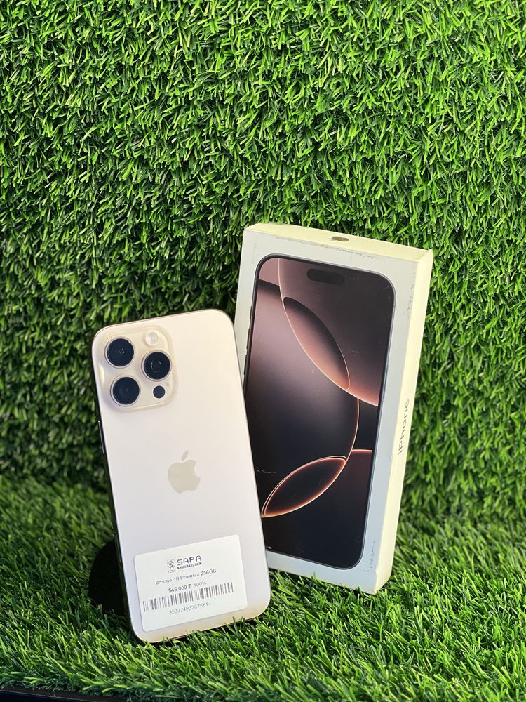 Iphone 16 pro max 256GB 100% 1сим 1есим