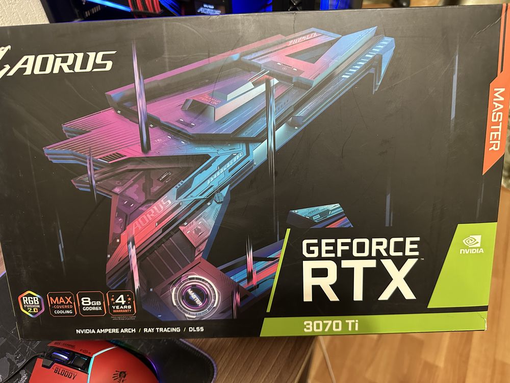 RTX 3070Ti Aorus Master 8 gig