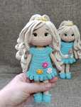 Кукла связанная крючком hand made