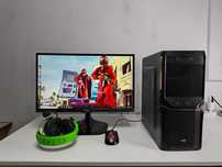 Игровой компьютер в комплекте (i7 7700/16GB/GTX 1050 TI 4GB/SSD+HDD)