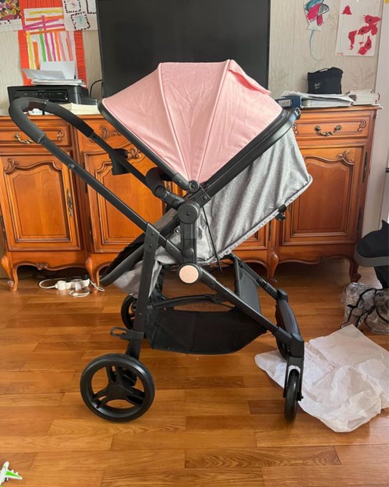Kinderkraft коляска 0+ до 3 лет и автокресло Graco