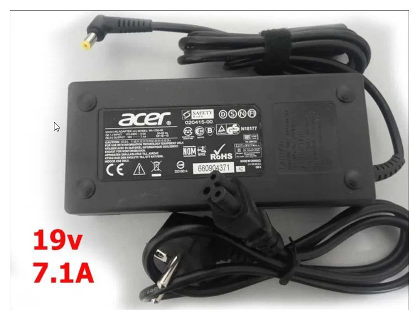 от ACER, для ноутбука зарядка блок питания