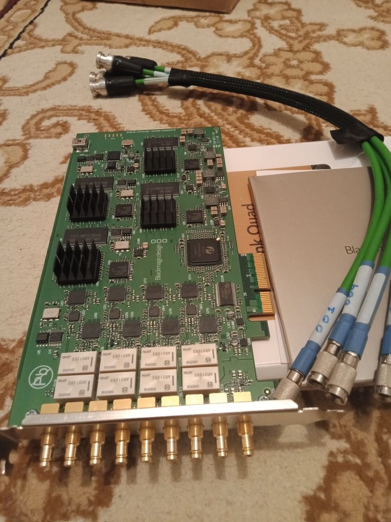 Продается плата видеозахвата Blackmagic Decklink Quad