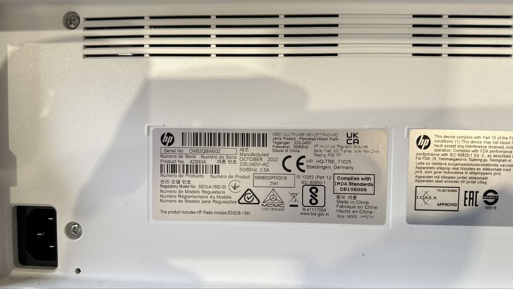 Принтер 3 в , hp mft 135 w