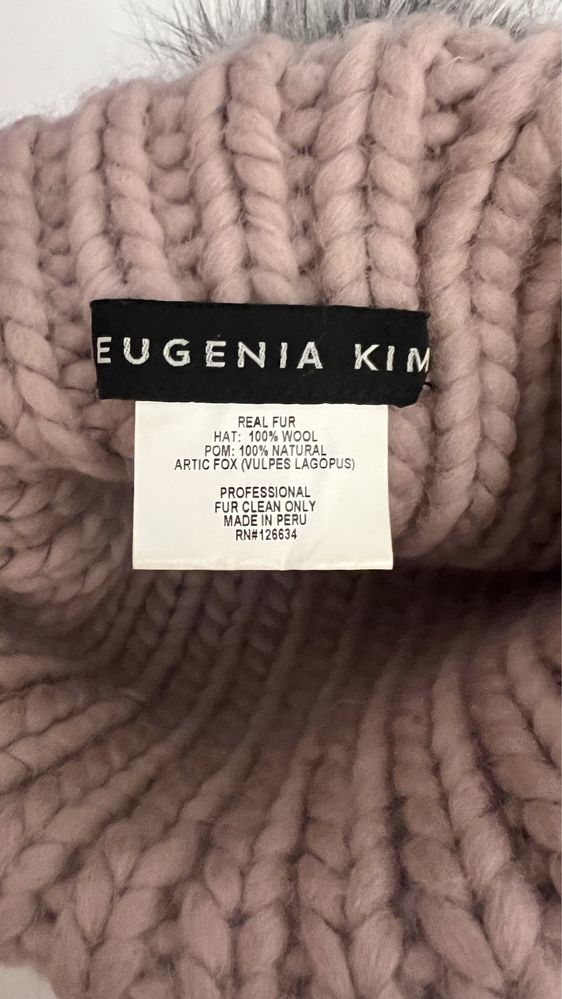 Eugenia kim lv теплые шапки палантин