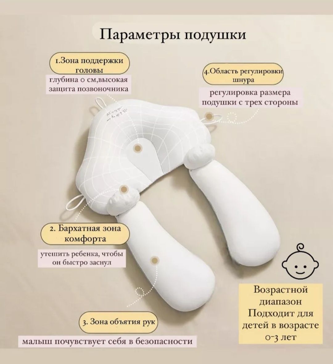 Подушка-позиционер, кокон для малышей