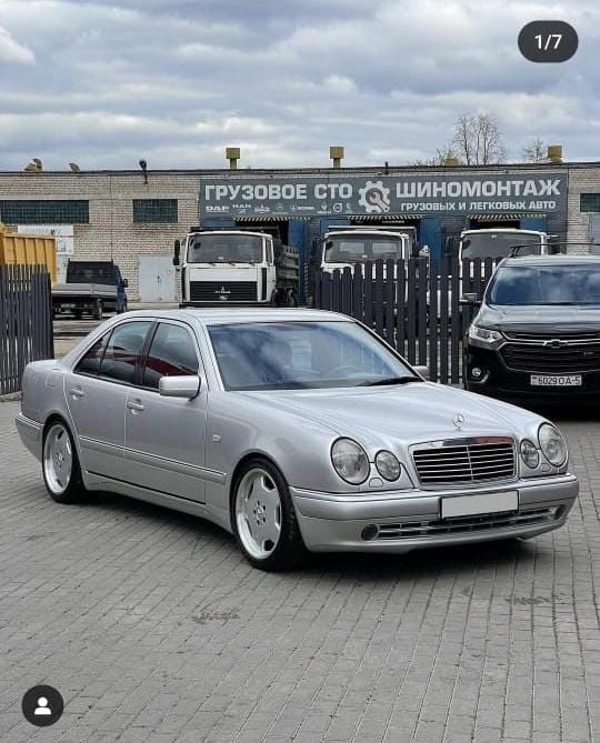 Бампер пороги обвес мерседес w210